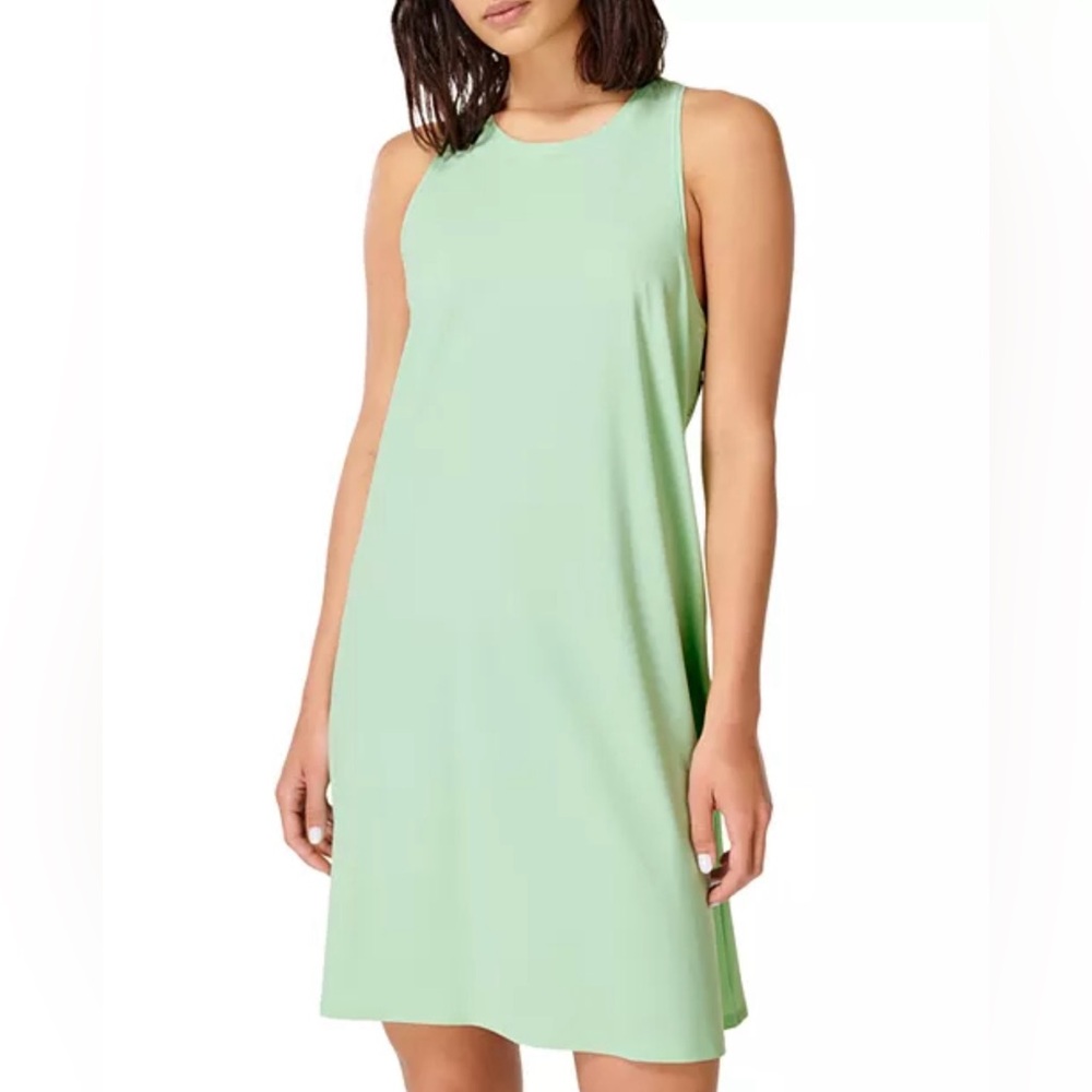 Sweaty Betty Explorer Ace Mini Dress in Guacamole